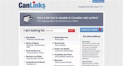 Desktop Screenshot of canlinks.net