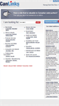 Mobile Screenshot of canlinks.net