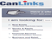 Tablet Screenshot of canlinks.net